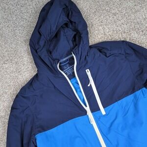 Vineyard Vines Performance Jacket Men's Small Color Block Full Zip‎ Hooded